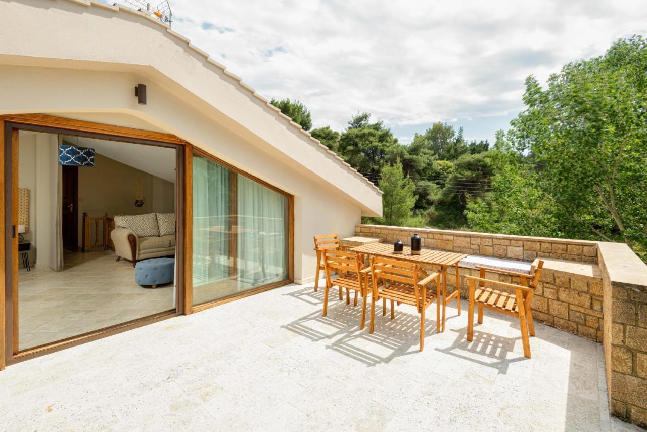 Villa Louise, Trani Ammouda #Feelslikehome ออร์โมส ปานากีอาส ภายนอก รูปภาพ